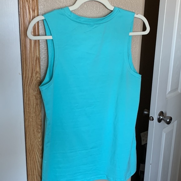 Green Tank Top Life is better in Flip Flops - Picture 4 of 7